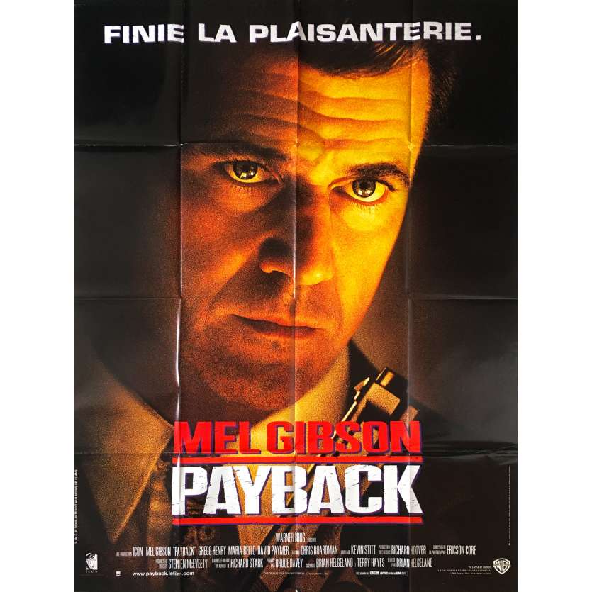 PAYBACK French Movie Poster 47x63 FR - 1999 - Mel Gibson