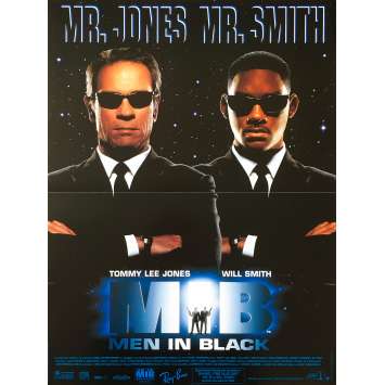 MEN IN BLACK Movie Poster 15x21 in. French - 1997 - Barry Sonnenfeld, Will Smith