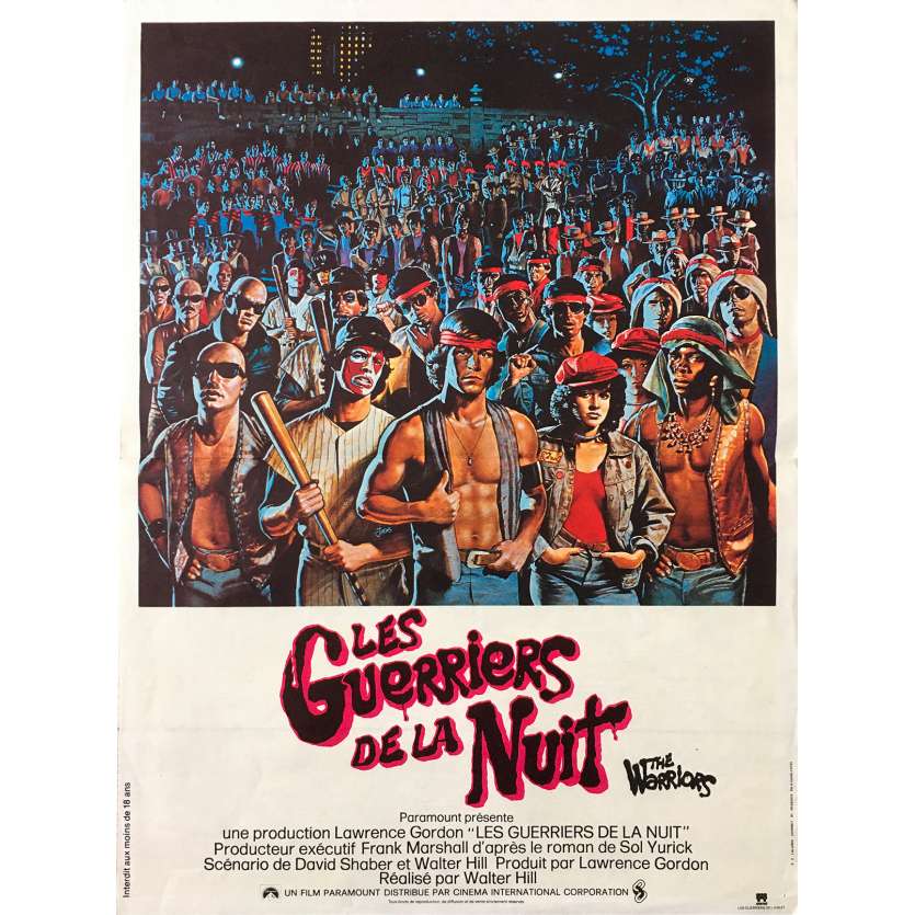 LES GUERRIERS DE LA NUIT Affiche de film  - 40x60 cm. - 1979 - Michael Beck, Walter Hill