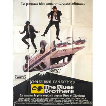 THE BLUES BROTHERS Original Movie Poster - 47x63 in. - 1981 - John Landis, John Belushi THE BLUES BROTHERS Original Movie Poster - 47x63 in. - 1981 - John Landis, John Belushi