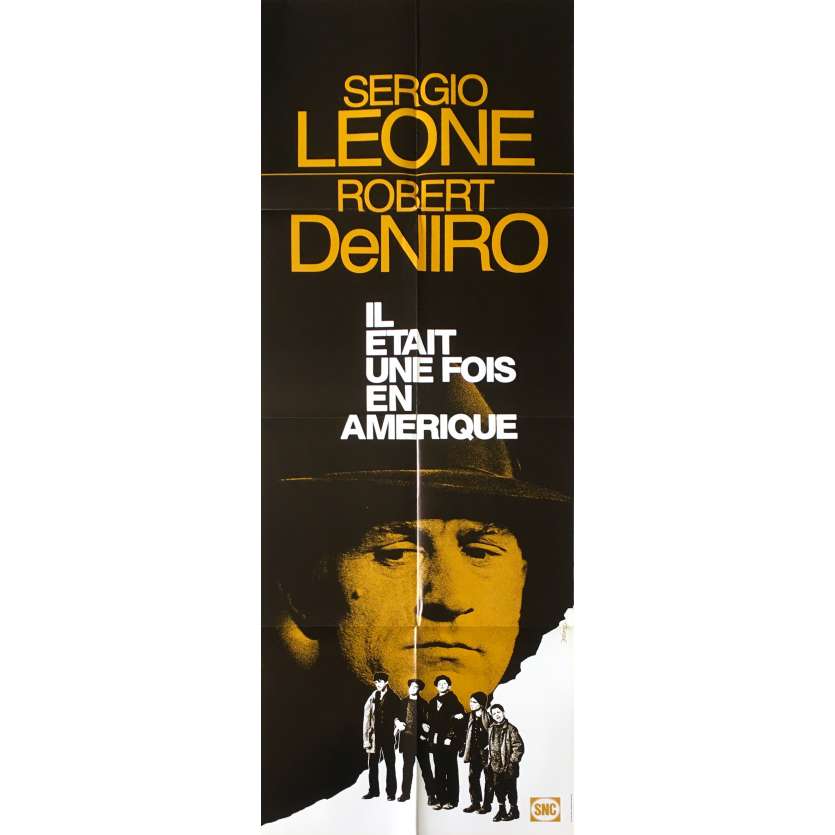 IL ETAIT UNE FOIS EN AMERIQUE Affiche de film  - 60x160 cm. - 1984 - Robert de Niro, Sergio Leone