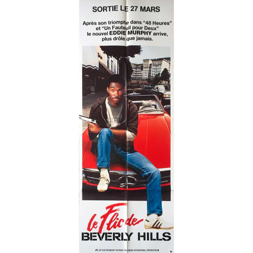 BEVERLY HILLS COP Original Movie Poster - 23x63 in. - 1984 - Martin Brest, Eddy Murphy