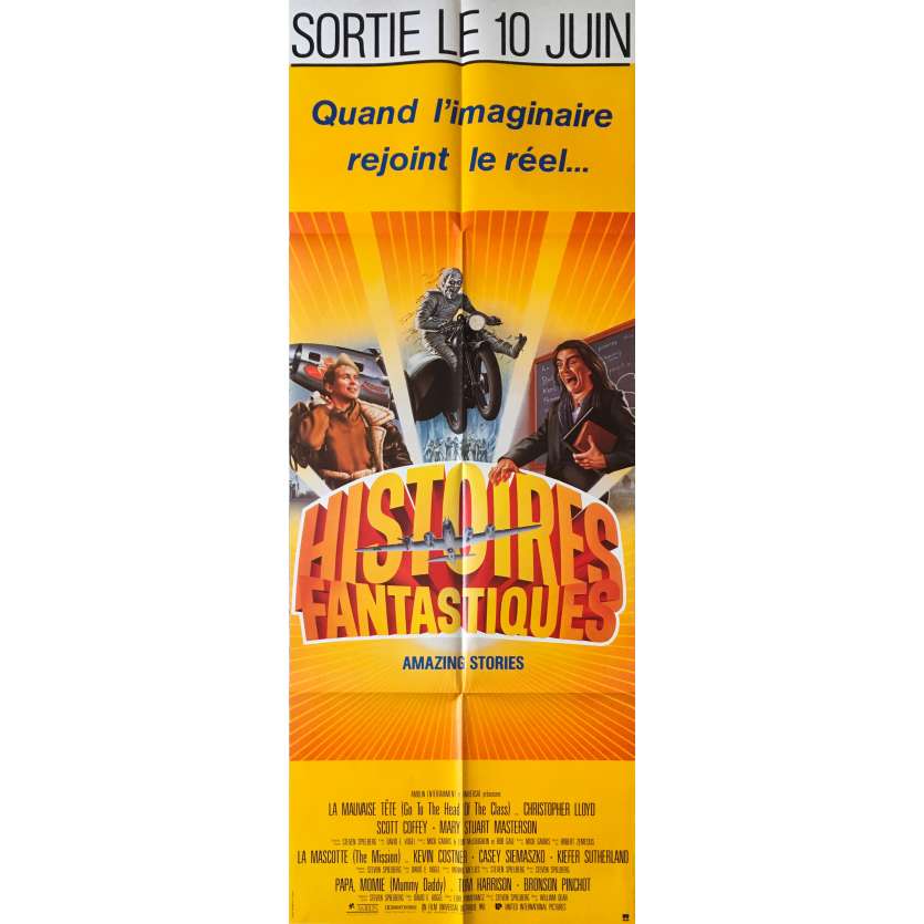 HISTOIRES FANTASTIQUES Affiche de film - 60x160 cm. - 1985 - Harvey Keitel, Steven Spielberg