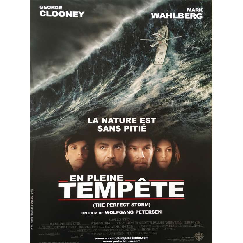 THE PERFECT STORM Original Movie Poster - 15x21 in. - 2000 - Wolfgang Petersen, George Clooney
