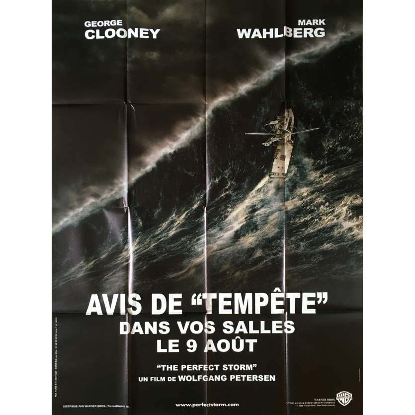 EN PLEINE TEMPETE Affiche de film Prev. - 120x160 cm. - 2000 - George Clooney, Wolfgang Petersen