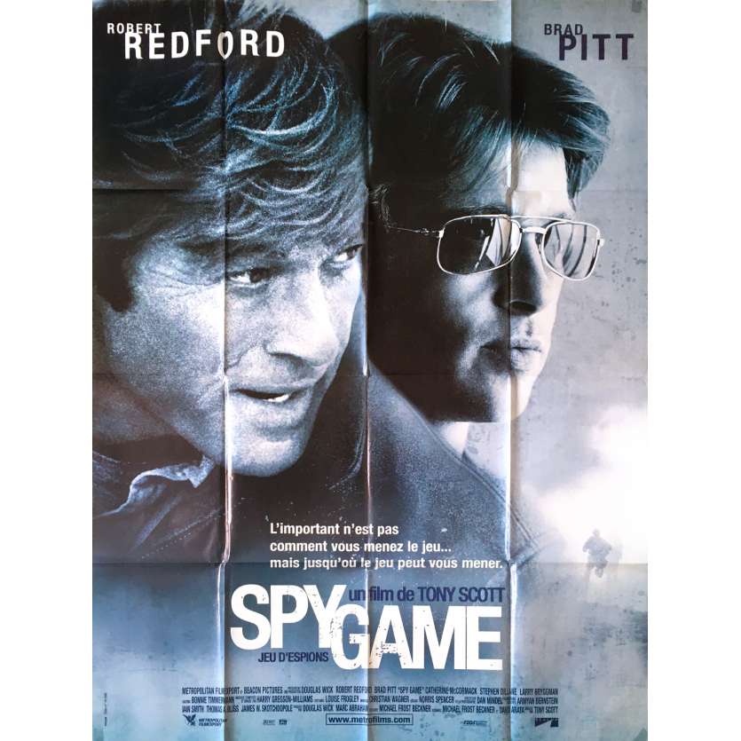 SPY GAME Original Movie Poster  - 47x63 in. - 2001 - Tony Scott, Robert Redford