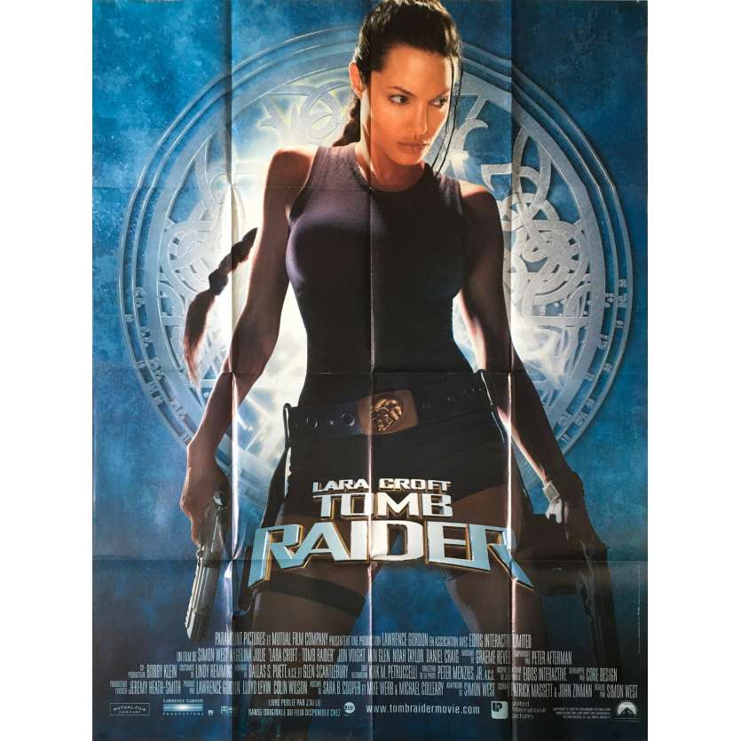 LARA CROFT TOMB RAIDER Original Movie Poster - 47x63 in. - 2001 - Simon West, Angelina Jolie