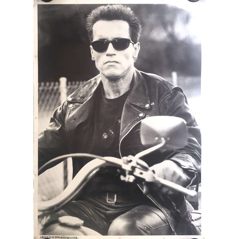 TERMINATOR Affiche commerciale - 61x86 cm. - 1983 - Arnold Schwarzenegger, James Cameron