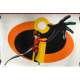 THE INCREDIBLES Original Promo Stickers x7 - 23x32 in. - 2004 - Brad Bird, Craig T. Nelson