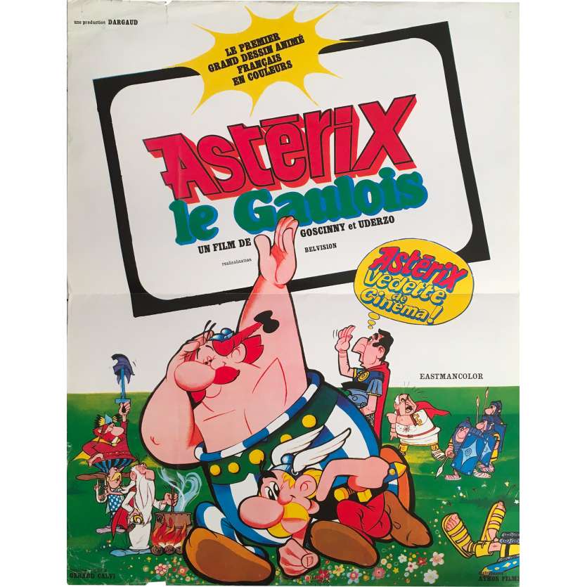ASTERIX LE GAULOIS Affiche de film  - 40x60 cm. - 1967 - Roger Carel, Ray Goossens