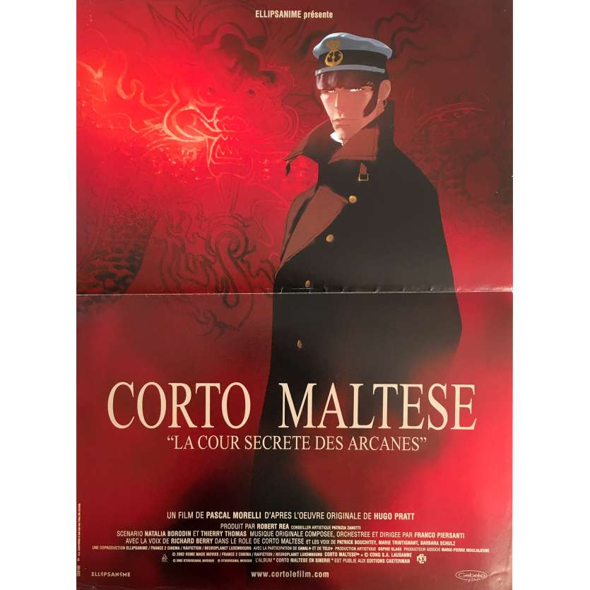 CORTO MALTESE IN SIBERIA Original Movie Poster  - 15x21 in. - 2002 - Pascal Morelli, Richard Berry