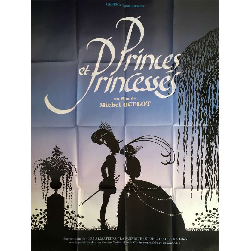 PRINCES AND PRINCESSES Original Movie Poster - 47x63 in. - 2000 - Michel Ocelot, Arlette Mirapeu