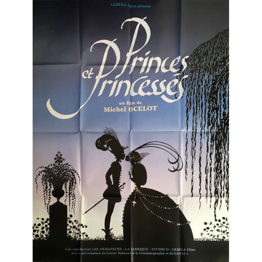 PRINCES ET PRINCESSES Affiche de film  - 120x160 cm. - 2000 - Arlette Mirapeu, Michel Ocelot