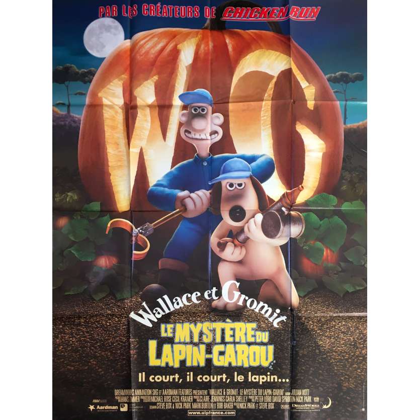 Wallace Et Gromit Le Mystère Du Lapin Garou Affiche de cinéma française de WALLACE ET GROMIT - LE MYSTÈRE DU LAPIN