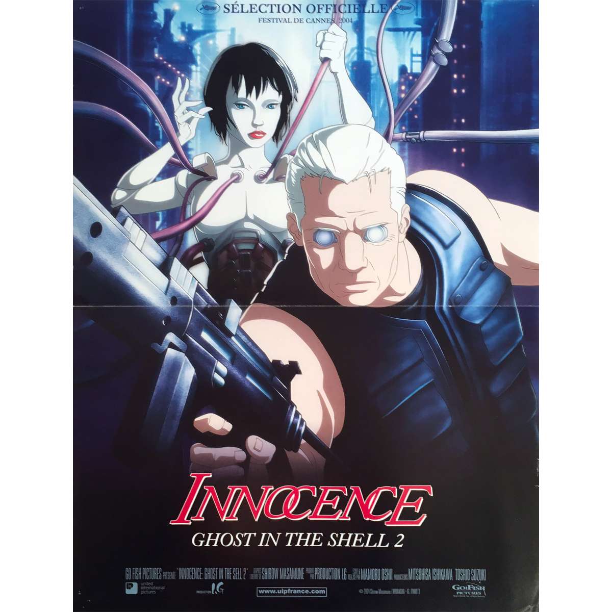 Ghost in the Shell Poster Mamoru Oshii Anime Sci-fi Movie Print