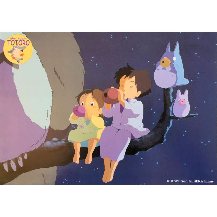 MY NEIGHBOUR TOTORO Original Lobby Card N03 - 9x12 in. - 1999 - Hayao Miyazaki, Hitoshi Takagi
