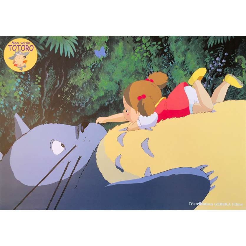 MY NEIGHBOUR TOTORO Original Lobby Card N02 - 9x12 in. - 1999 - Hayao Miyazaki, Hitoshi Takagi