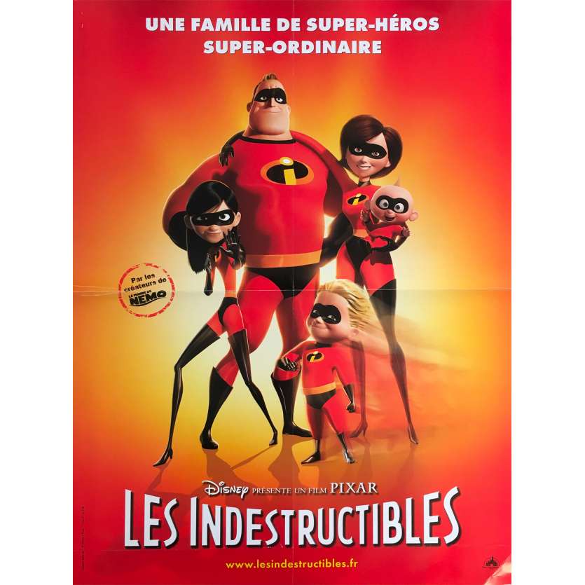 LES INDESTRUCTIBLES Affiche de film - 40x60 cm. - 2004 - Craig T. Nelson, Brad Bird