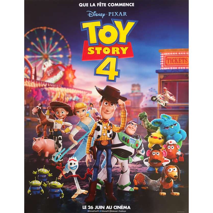 TOY STORY 4 Affiche de film - 40x60 cm. - 2019 - Tom Hanks, Josh Cooley