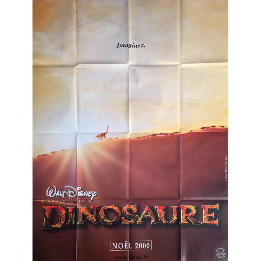 DINOSAUR Original Movie Poster Adv. - 47x63 in. - 2000 - Eric Leighton, Ralph Zondag, 0