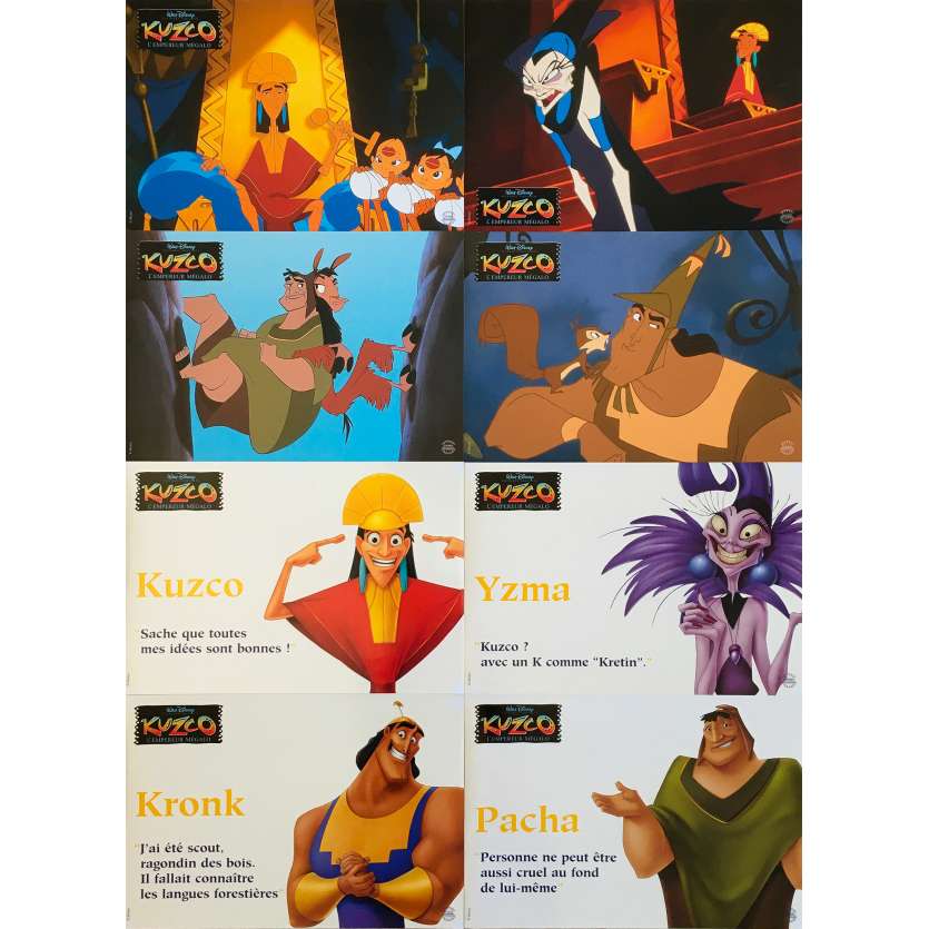 KUZCO Photos de film x8 - 21x30 cm. - 2000 - David Spade, Mark Dindal