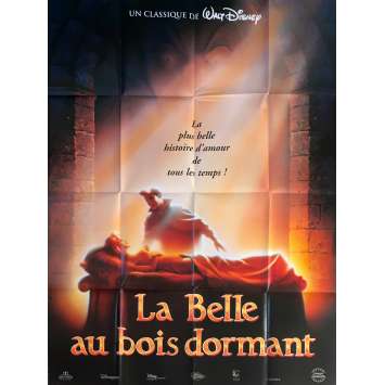 LA BELLE AU BOIS DORMANT Affiche de film - 120x160 cm. - R1990 - Mary Costa, Walt Disney