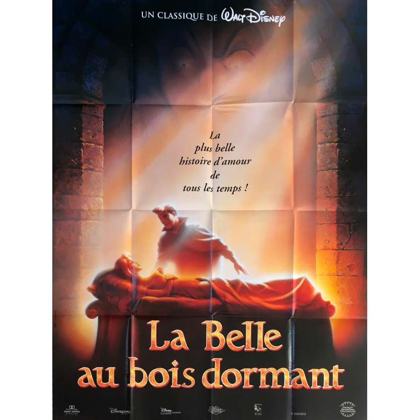 SLEEPING BEAUTY Original Movie Poster - 47x63 in. - R1990 - Walt Disney, Mary Costa