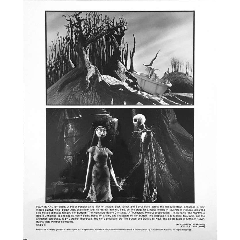 L'ETRANGE NOEL DE MONSIEUR JACK Photo de film NCBB-8 - 20x25 cm. - 1993 - Danny Elfman, Tim Burton