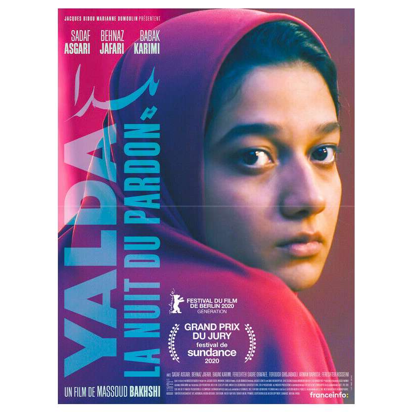 YALDA Affiche de film - 40x60 cm. - 2020 - Sadaf Asgari, Massoud Bakhshi