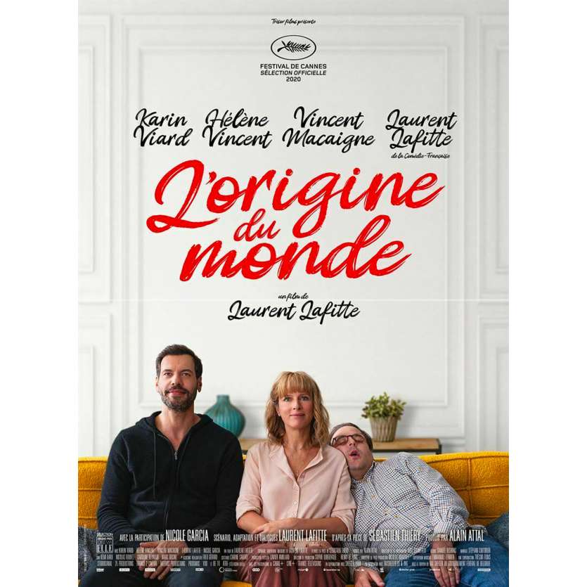L'ORIGINE DU MONDE Original Movie Poster - 15x21 in. - 2020 - Laurent Lafitte, Karin Viard
