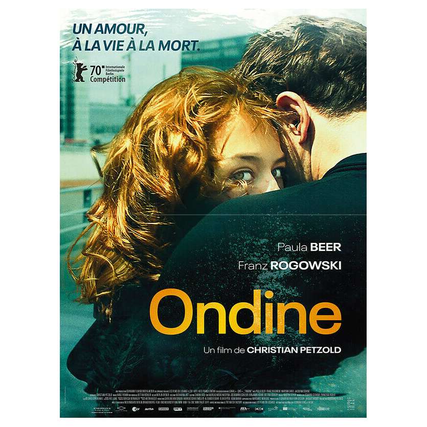 ONDINE Affiche de film  - 40x60 cm. - 2020 - Paula Beer, Christian Petzold