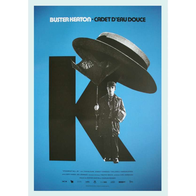 STEAMBOAT BILL JR Original Movie Poster - 15x21 in. - R2020 - Charles Reisner, Buster Keaton