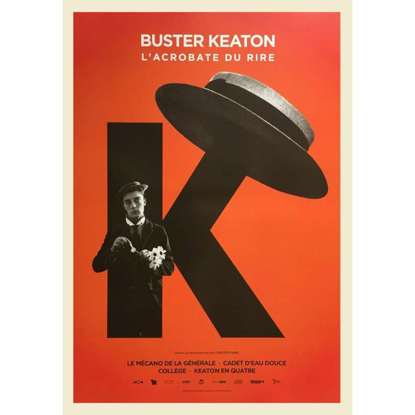 L'ACROBATE DU RIRE Original Movie Poster - 15x21 in. - R2020 - Buster Keaton, Buster Keaton