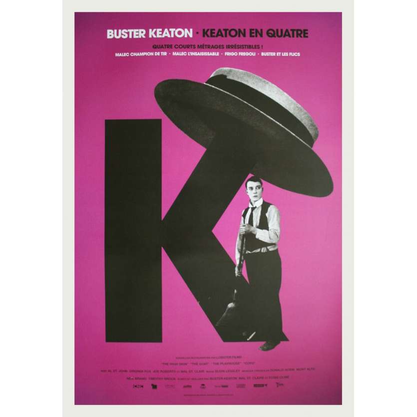 KEATON EN QUATRE Affiche de film  - 40x60 cm. - R2020 - Bartine Burkett, Buster Keaton