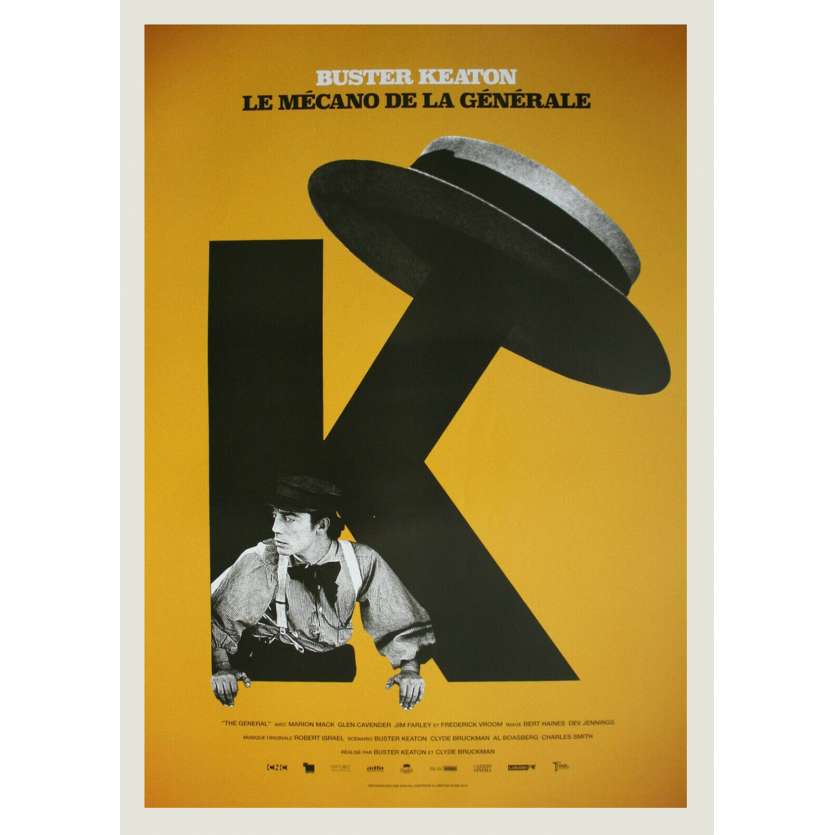 LE MECANO DE LA GENERALE Affiche de film - 40x60 cm. - R2020 - Marion Mack, Buster Keaton