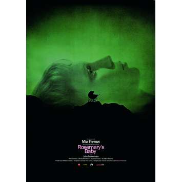 ROSEMARY'S BABY Affiche de film - 40x60 cm. - R2010 - Mia Farrow, Roman Polanski