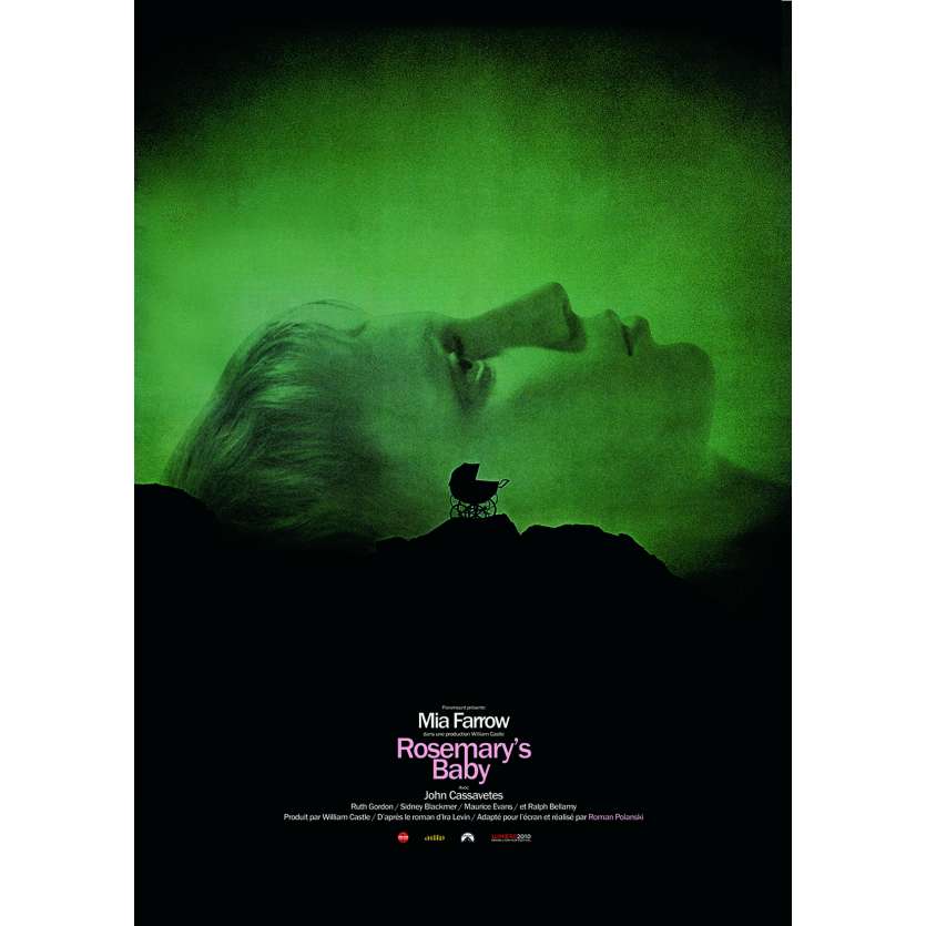 ROSEMARY'S BABY Affiche de film - 40x60 cm. - R2010 - Mia Farrow, Roman Polanski