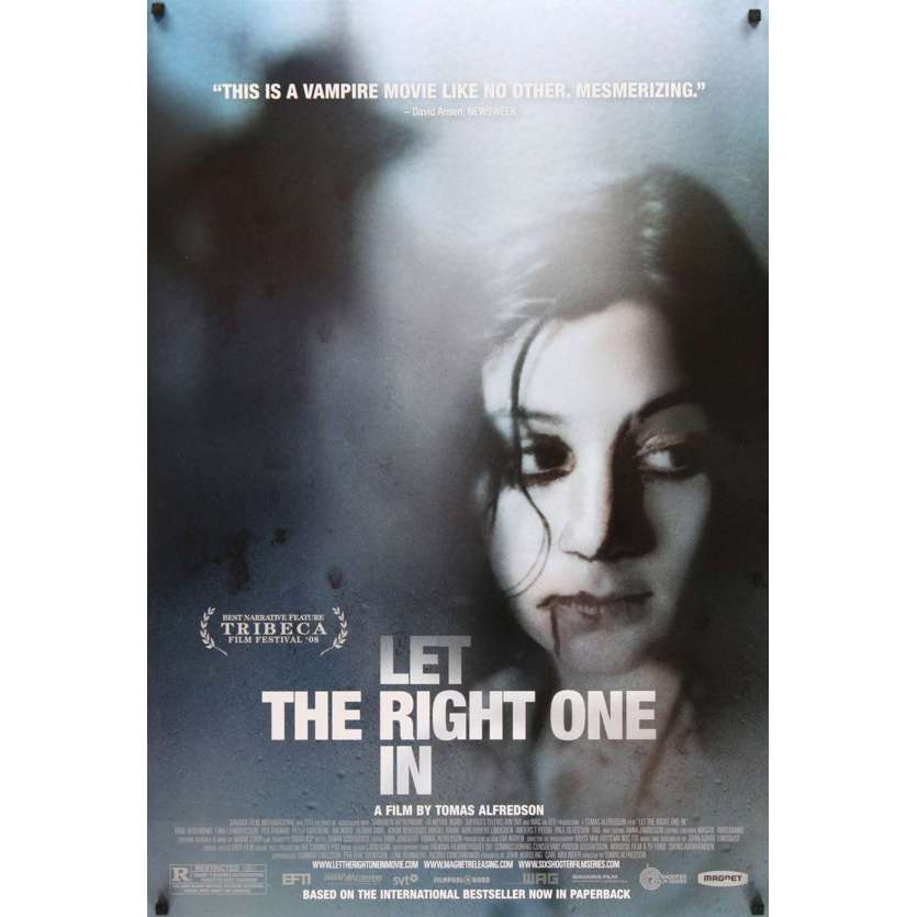 LET THE RIGHT ONE IN 1sh Movie Poster '08 Alfredson's Lat den ratte komma in