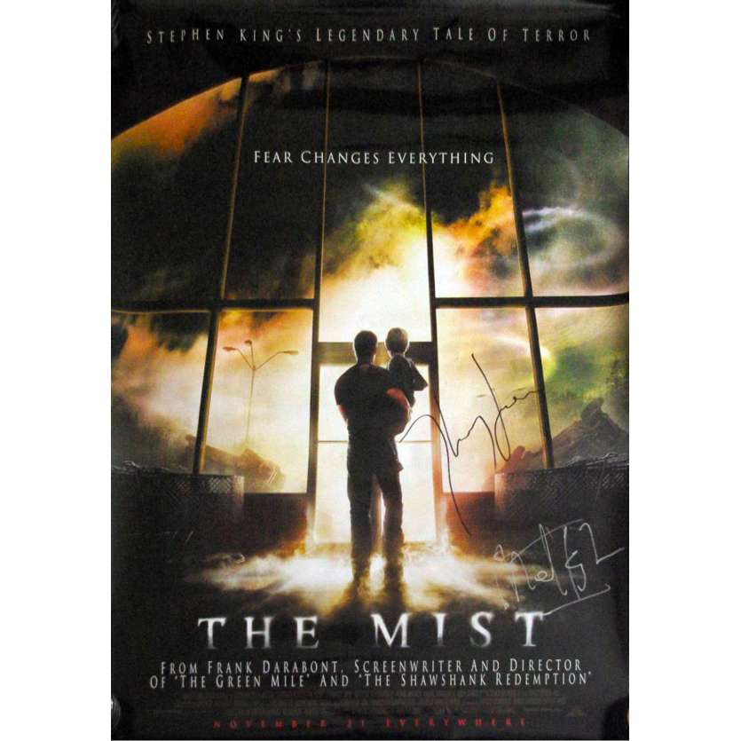 THE MIST Affiche signée par le casting ! '07 Franck Darabont Signed Original Movie poster