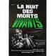 LA NUIT DES MORTS VIVANTS Affiche de film - 40x60 cm. - R1980 - Duane Jones, George A. Romero
