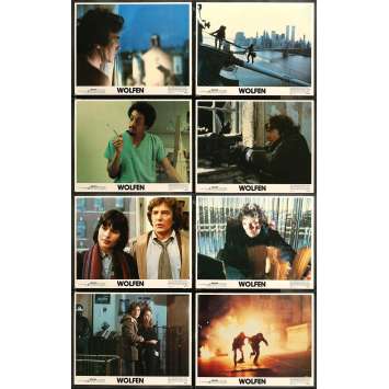 WOLFEN Original Lobby Cards x8 - 11x14 in. - 1981 - Michael Wadleigh, Albert Finney