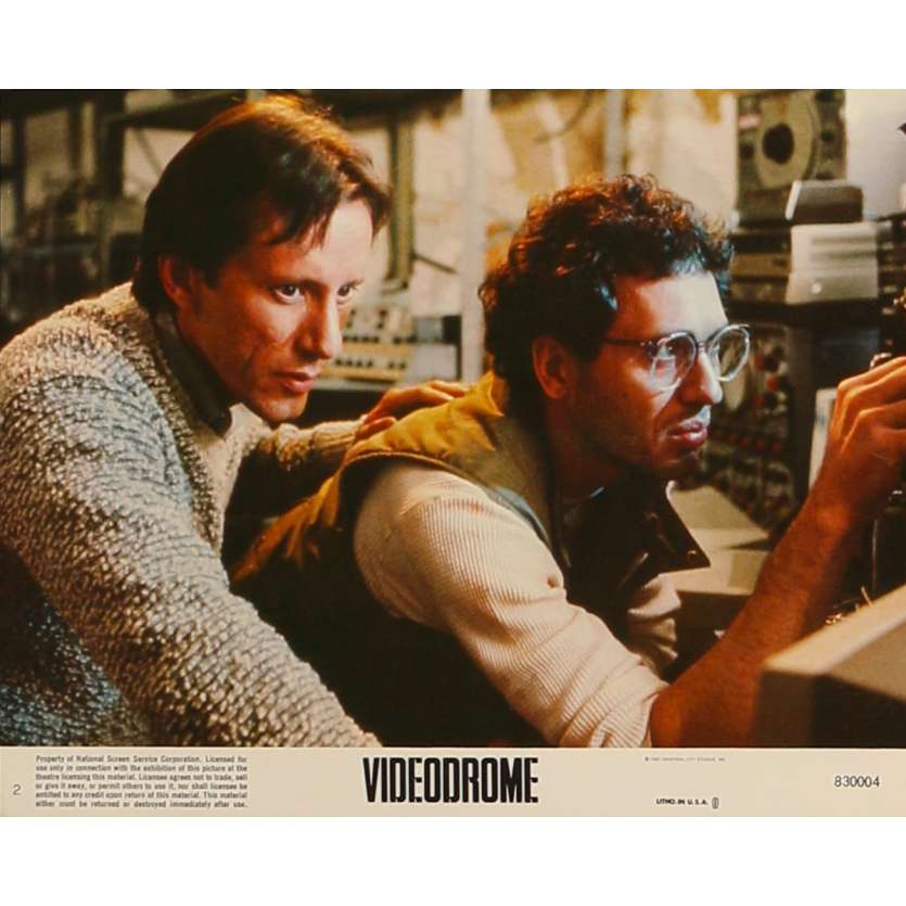 VIDEODROME Original Lobby Card N2 - 8x10 in. - 1983 - David Cronenberg, James Woods