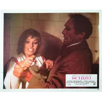 SCHIZO Original Lobby Card - 9x12 in. - 1976 - Pete Walker, Lynne Frederick