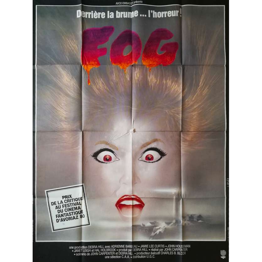 FOG Original Movie Poster  - 47x63 in. - 1979 - John Carpenter, Jamie Lee Curtis