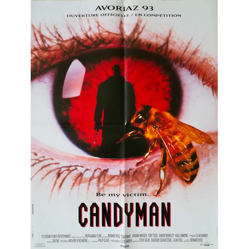 CANDYMAN Original Movie Poster - 23x32 in. - 1992 - Bernard Rose, Virginia Madsen