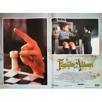 ADDAMS FAMILY Original Lobby Card N6 - 18x26 in. - 1991 - Barry Sonnenfeld, Raul Julia