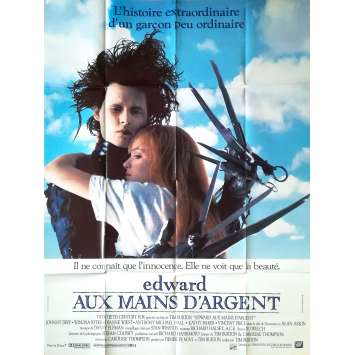EDWARD SCISSORHANDS Original Movie Poster - 47x63 in. - 1992 - Tim Burton, Johnny Depp EDWARD SCISSORHANDS Original Movie Poster - 47x63 in. - 1992 - Tim Burton, Johnny Depp
