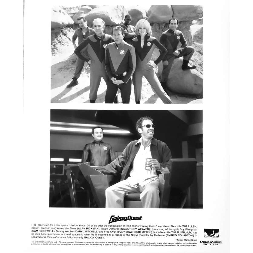 GALAXY QUEST Photo de presse N4 - 20x25 cm. - 1999 - Sigourney Weaver, Dean Parisot