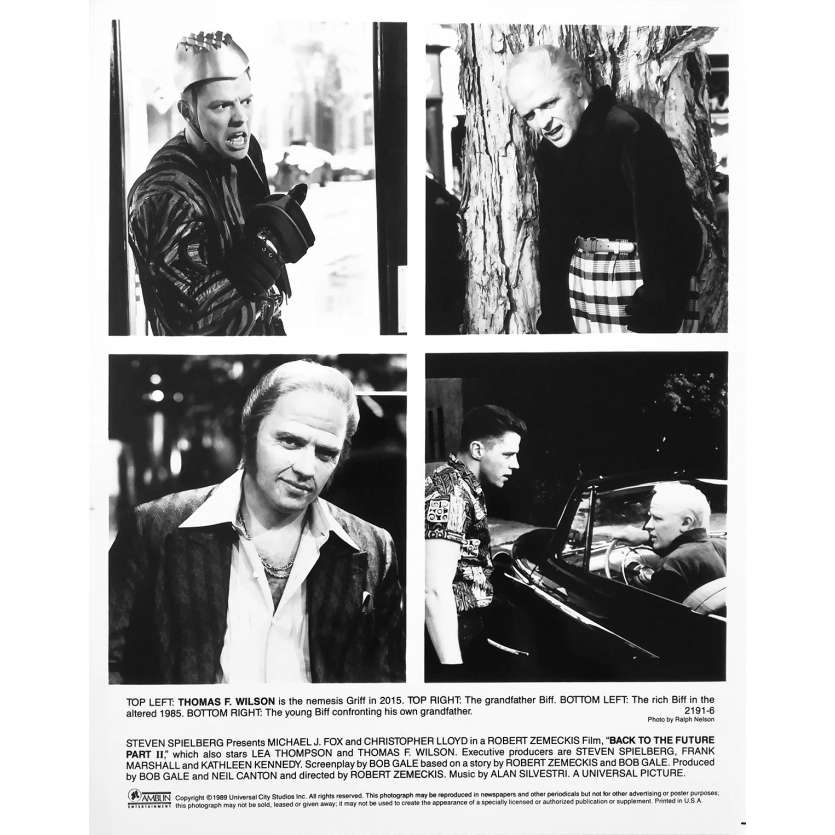 RETOUR VERS LE FUTUR 2 Photo de presse 2191-6 - 20x25 cm. - 1989 - Michael J. Fox, Robert Zemeckis