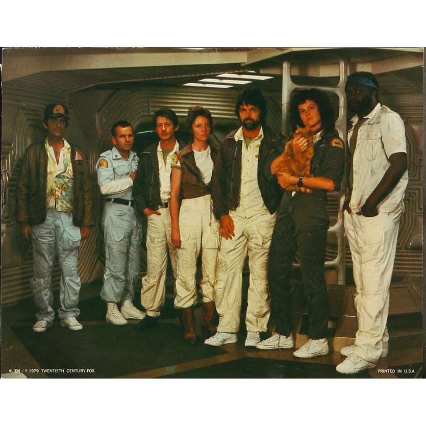 ALIEN Photo de film N7-No Slug - 28x36 cm. - 1979 - Sigourney Weaver, Ridley Scott
